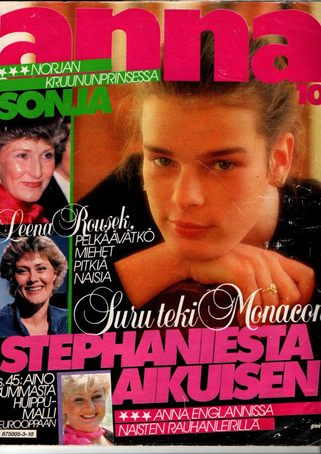 Anna n:o 10 1983 Stephanie. Lyhyt vai Pitkä nainen. Mihin me