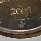 Suomi 2€ 2009 vuosiluvussa 2 ja 9 pieni valu vika - pikkukuva 3