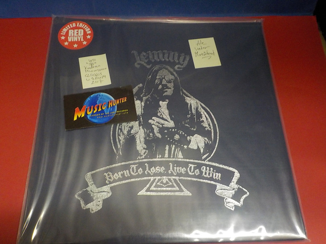 LEMMY KILMESTER - BORN TO LOSE LIVE TO WIN  UUSI LP
