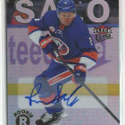 Robin Salo 21-22 UD Fleer Ultra #247 Rainbow Foil Autograph - pikkukuva 1
