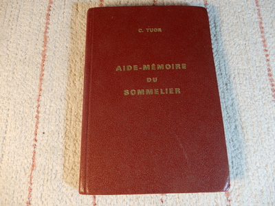 CONRAD TUOR : AIDE MEMOIRE DU SOMMELIER