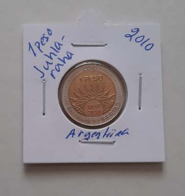 Argentina 1 peso Mar de Plata juhlaraha 2010