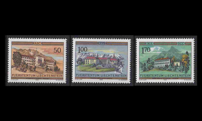 Liechtenstein 868-70 ** Linnoja (1985)