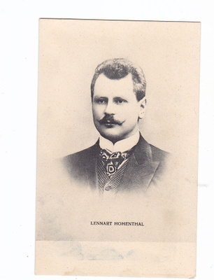 VANHA Postikortti Lennart Hohenthal 1900-l