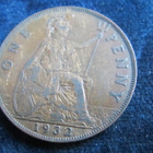 1 penny 1911 Iso-Britannia-Great Britain - pikkukuva 2