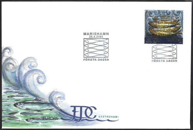 FDC Åland 2005  Eurooppa-m Gastronomia  LaPe ÅL 252