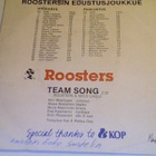 ROOSTERS FROM FINLAND :: TEAM SONG :: VINYYLI 7" 1987 - pikkukuva 2