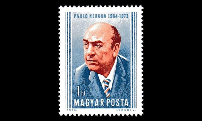 Unkari 2980 ** Runoilija Pablo Neruda (1974)