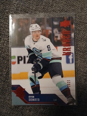 Upper Deck - Ryan Donato numeroitu xxxx/2021 , Kraken