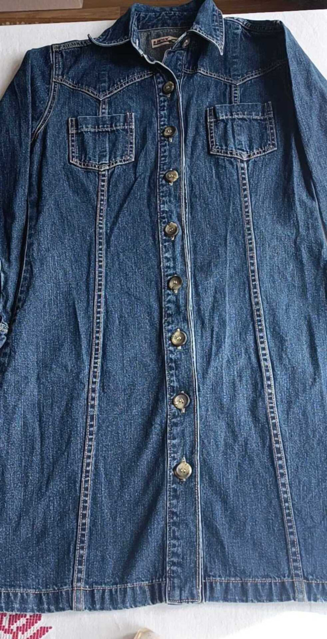 B-Denim farkkumekko S/M sininen naisten