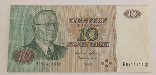 10 Markkaa 1980 tähti R0914119