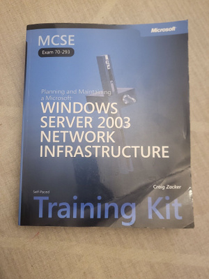 Windows server 2003 network infrastructure kirja
