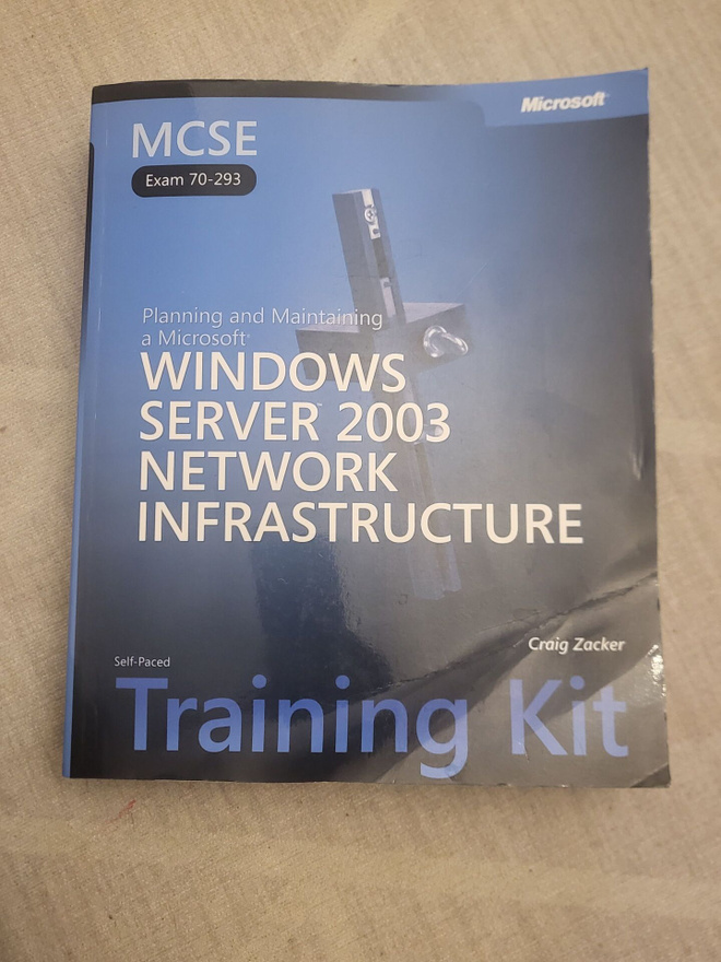 Windows server 2003 network infrastructure kirja