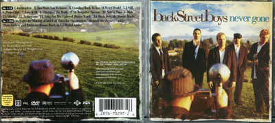 BACKSTREET BOYS . 2 CD-LEVYÄ . NEVER GONE