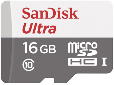 SANDISK ULTRA MICRO SDHC 533X 80MB/s 16GB muistikortti