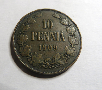 10 penniä 1909