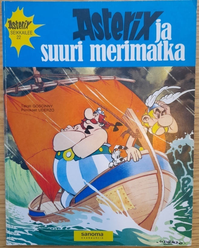 Asterix ja suuri merimatka - 1. painos (1976)