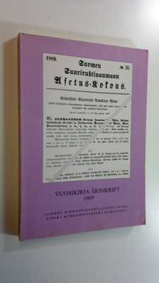Suomen kirkkohistoriallisen seuran vuosikirja 1989