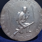 Hopeavärinen, Rasiassa. Numeroitu. Halkaisija - 56 mm. - pikkukuva 5