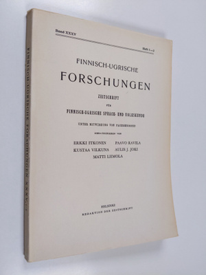 Finnisch-ugrische Forschungen XXXV, 1-2