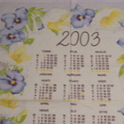 Kalenteripyyhe vuodelta 2003 - pikkukuva 2