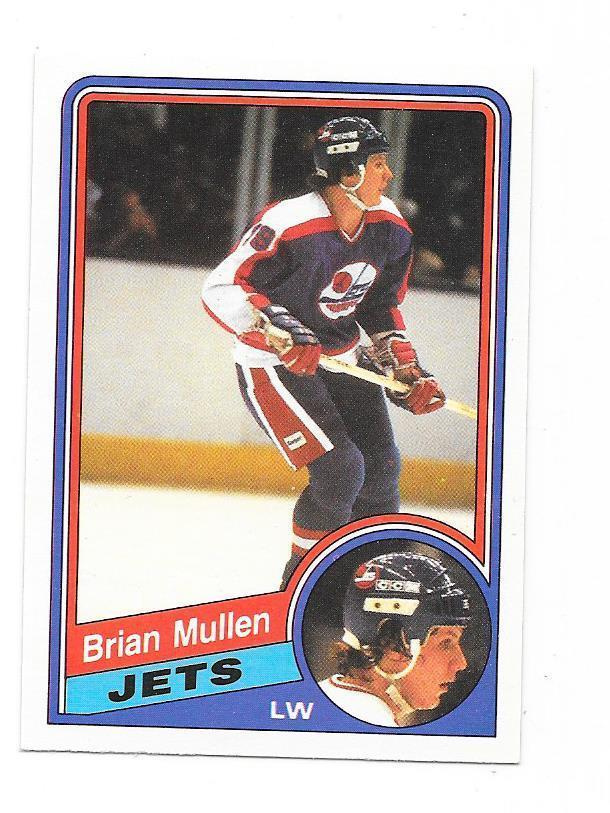 1984-85 OPC #344 Brian Mullen Winnipeg Jets