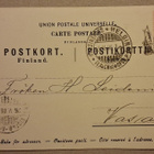 1906 Helsinki laivankuva leima kortilla (1086) - pikkukuva 1