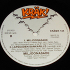 MILJOONASADE Marraskuu ~ 12" Maxi-Single Ex/Vg+ - pikkukuva 3