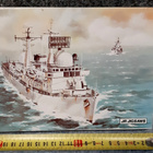 RETRO JIGSAW Palapeli HMS Glamorgan Hävittäjälaiva - pikkukuva 1