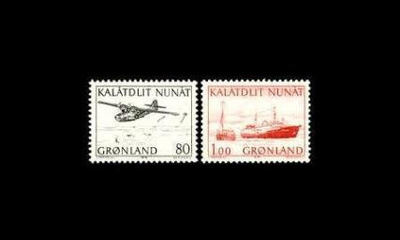 Grönlanti 98-9 ** Postinkuljetus, lentovene ja rannikkolaiv