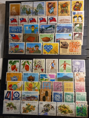 TAIWAN R.OC. suuri erä merkkejä - 55 eril. o