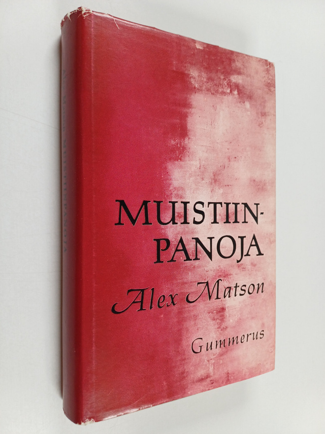 Alex Matson : Muistiinpanoja