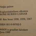 Rex Stout - Caesar on kuollut - pikkukuva 2
