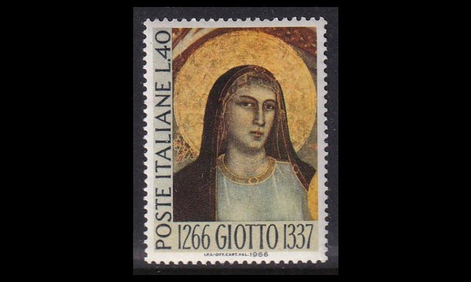 Italia 1217 ** Taiteilija Giotto di Bondone (1966)