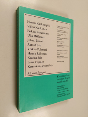 Kirjallisuudentutkijain Seuran vuosikirja 31