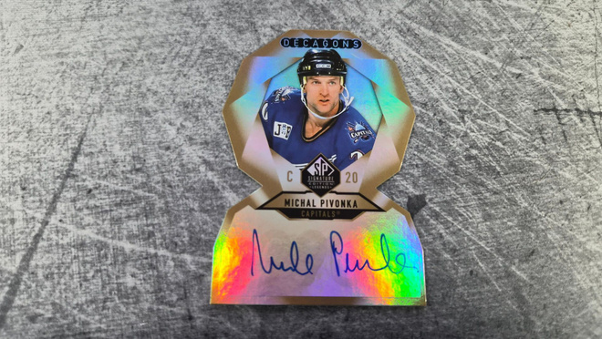 Michal Pivonka 2020-21 SP Legends Decagons Auto