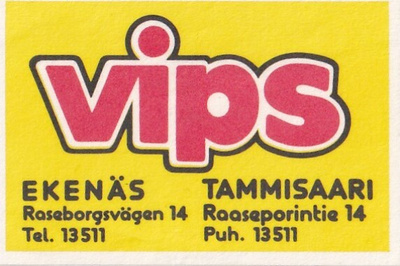 Ekenäs - Tammisaari, vips . s54
