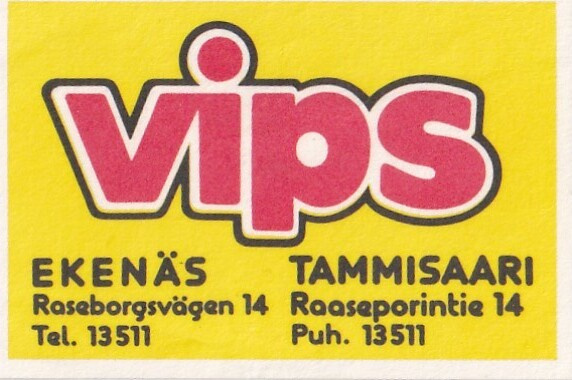 Ekenäs - Tammisaari, vips . s54