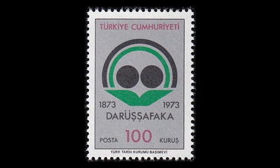 Turkki 2295 ** Darü??afakan lyseo 100v (1973)