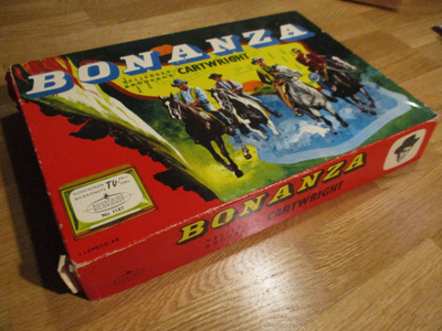 BONANZA Veljekset CARTWRIGHT lautapeli KUVATAIDE 1965 Villi