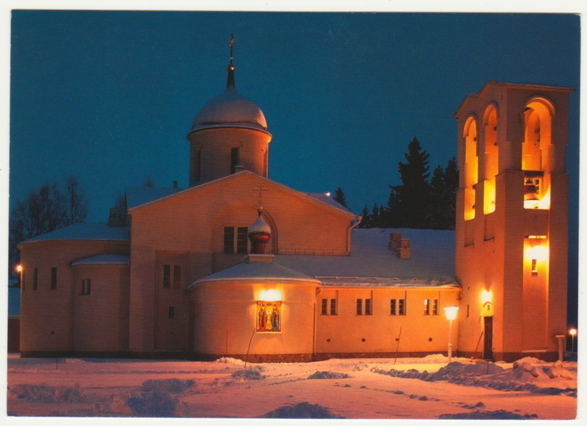 Valamo luostari talvella Heinävesi
