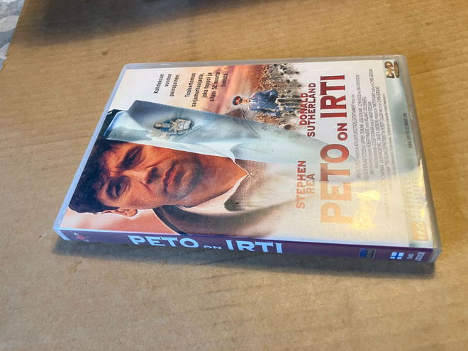 DVD PETO ON IRTI DONALD SUTHERLAND HYVÄ