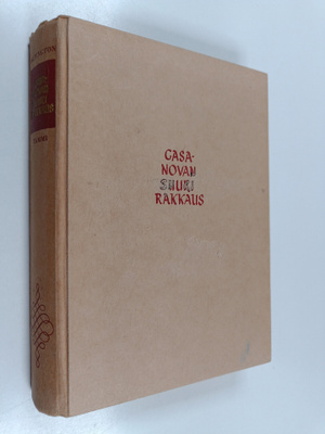 Richard Aldington : Casanovan suuri rakkaus