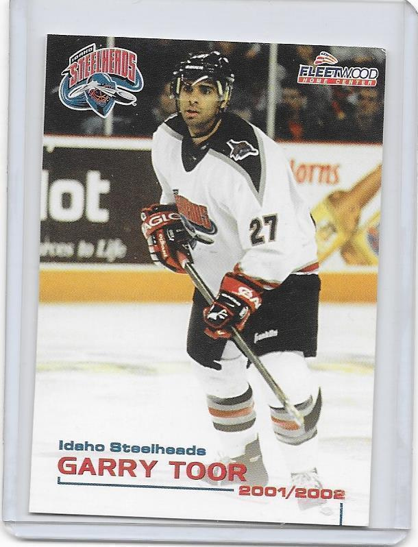 2001-02 Idaho Steelheads #27 Garry Toor ex- Pelicans farmi