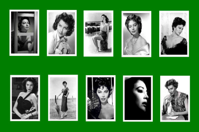 AVA GARDNER -- postikorttisetti   (Upea Lahja !!) #3