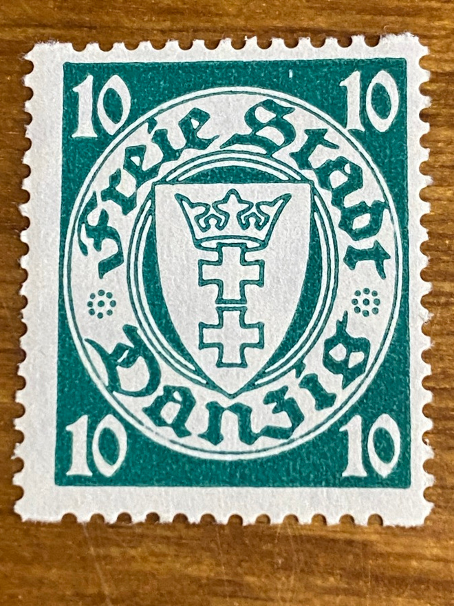 SAKSA DANZIG 1938 MERKKI**
