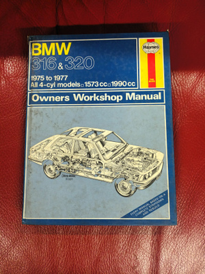 BMW 316/ 320 vm 1975-1977 Haynesin korjausopas