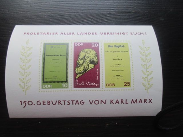 DDR: 150 vuotta Karl-Marxin syntymästä 1968 **