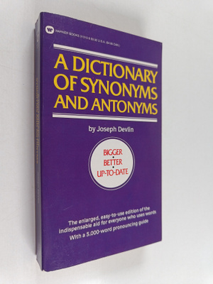 Joseph Devlin : Dictionary of Synonyms & Antonyms