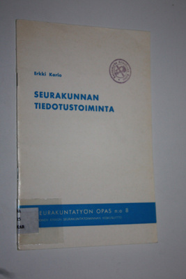 Erkki Kario : Seurakunnan tiedotustoiminta